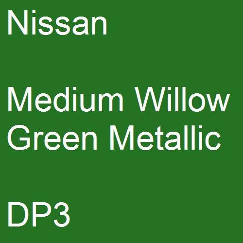 Nissan, Medium Willow Green Metallic, DP3.